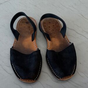 Mibo pond style leather shoes